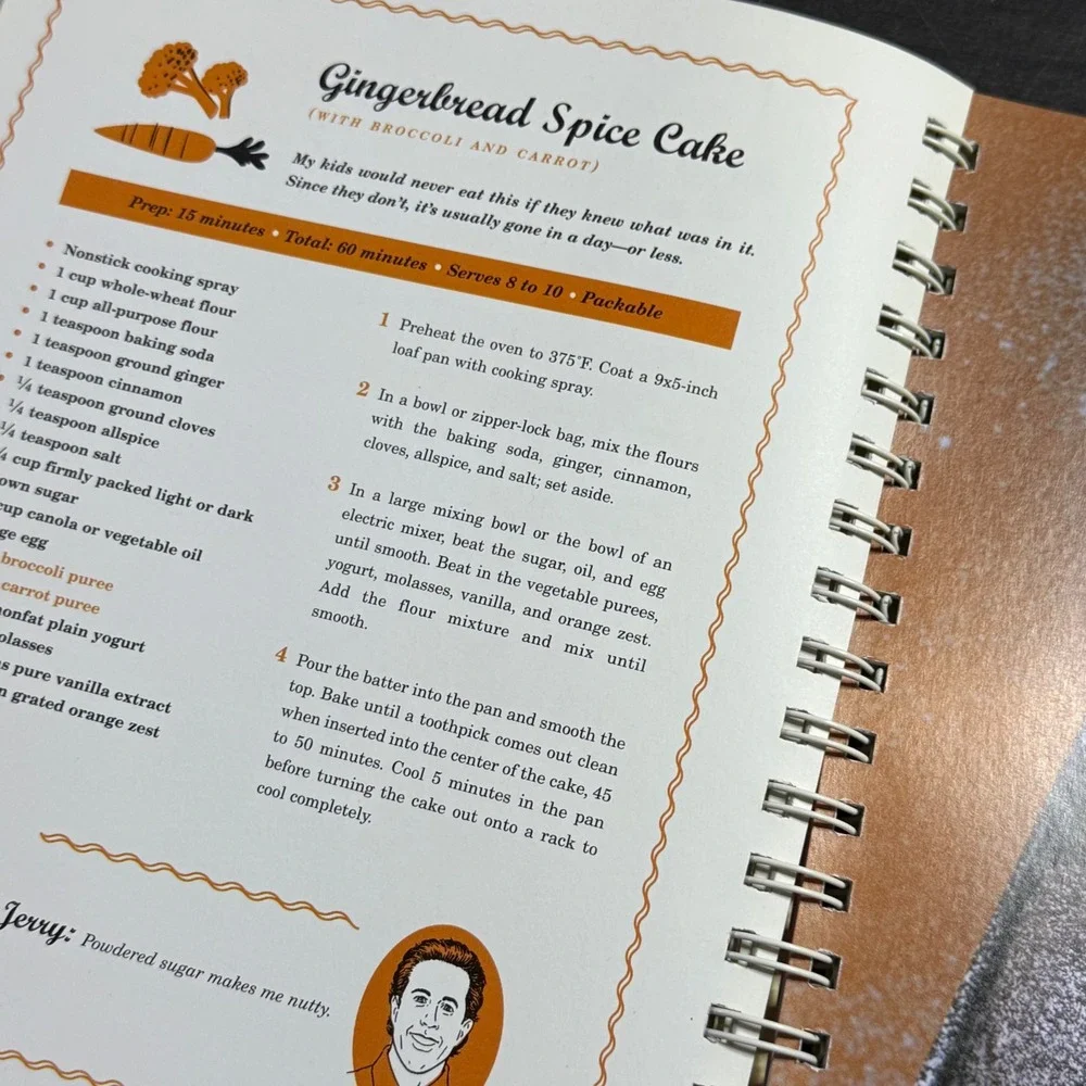 Jessica‎ Seinfeld Deceptively Delicious Cookbook Kids Recipes Spiral